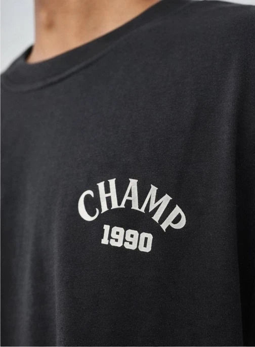 Zidane T-Shirt Oversize CHAMP 1990 Streetwear Homme