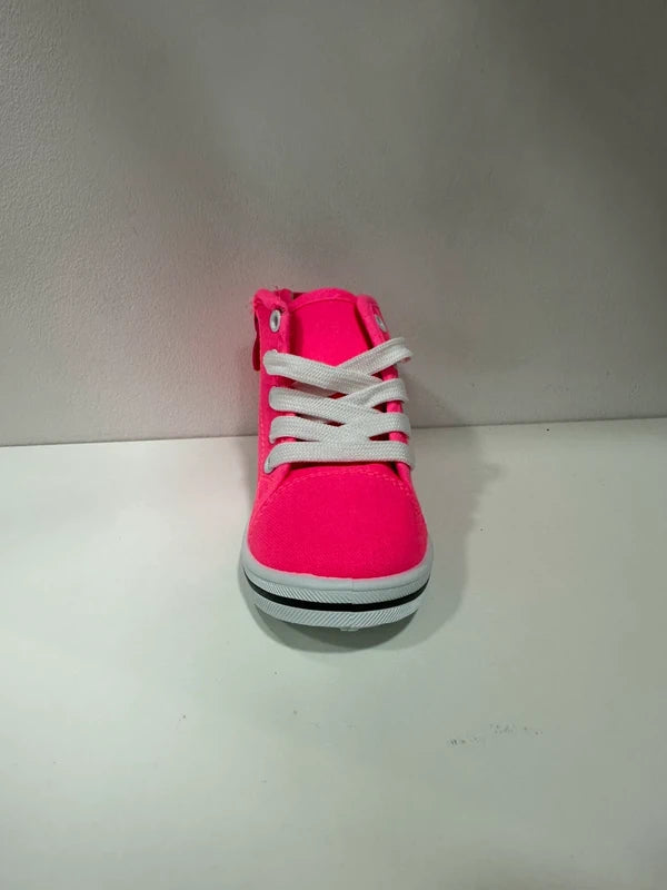 Basket Montante Fillette – Rose Fuchsia | Collections Paris