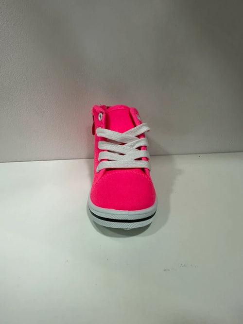 Basket Montante Fillette – Rose Fuchsia | Collections Paris