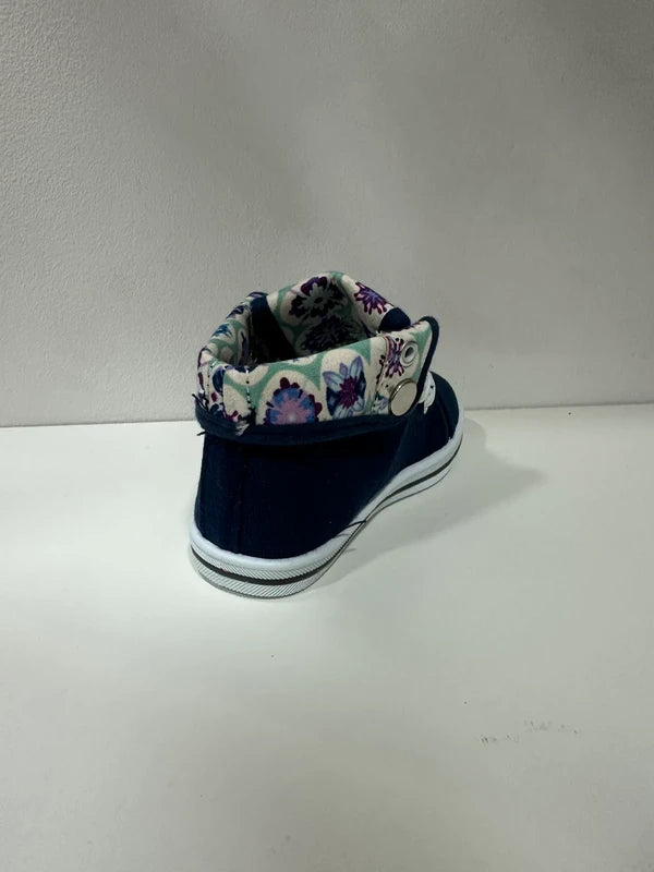 Basket Montante Fillette – Bleu | Collections Paris