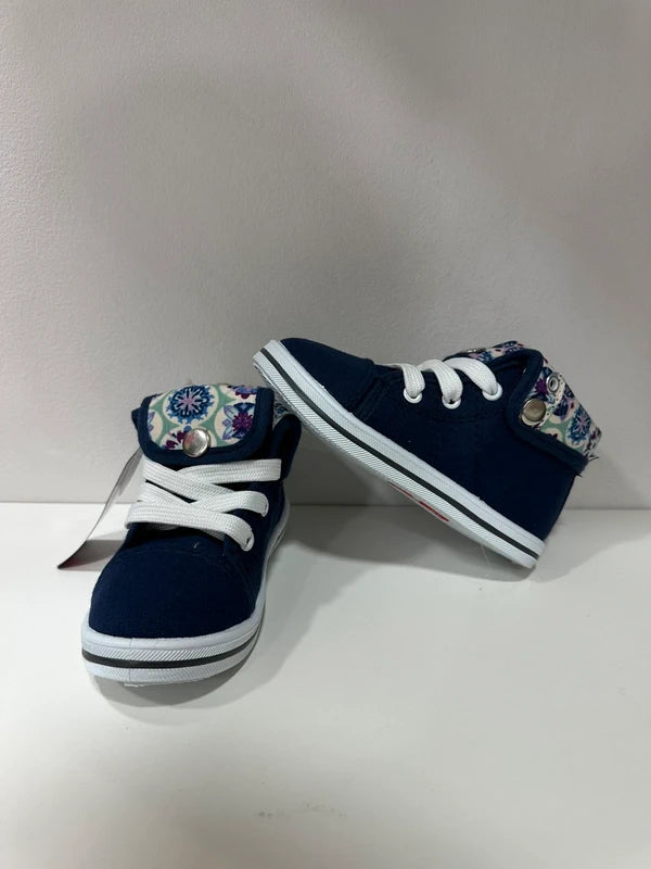 Basket Montante Fillette – Bleu | Collections Paris