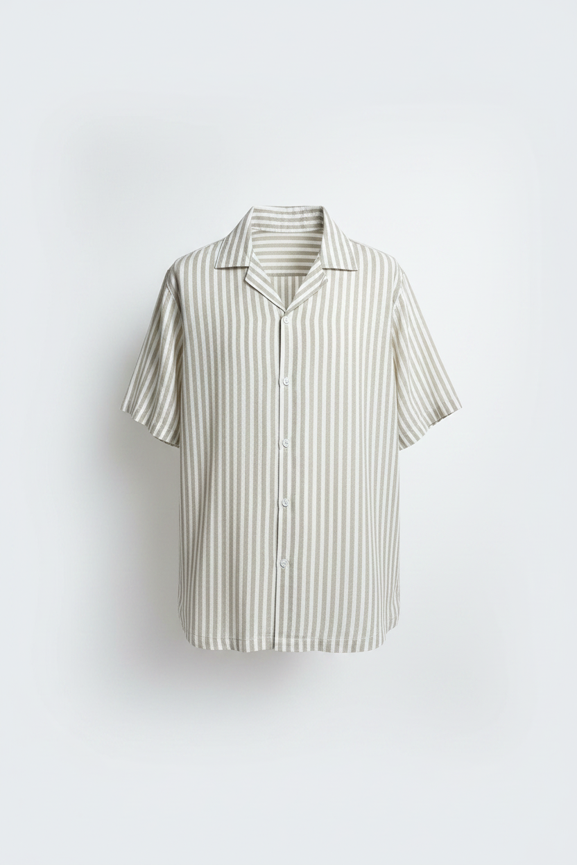 Chemise rayée vue face