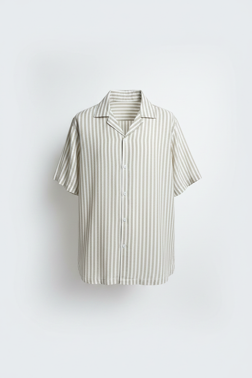 Chemise rayée vue face
