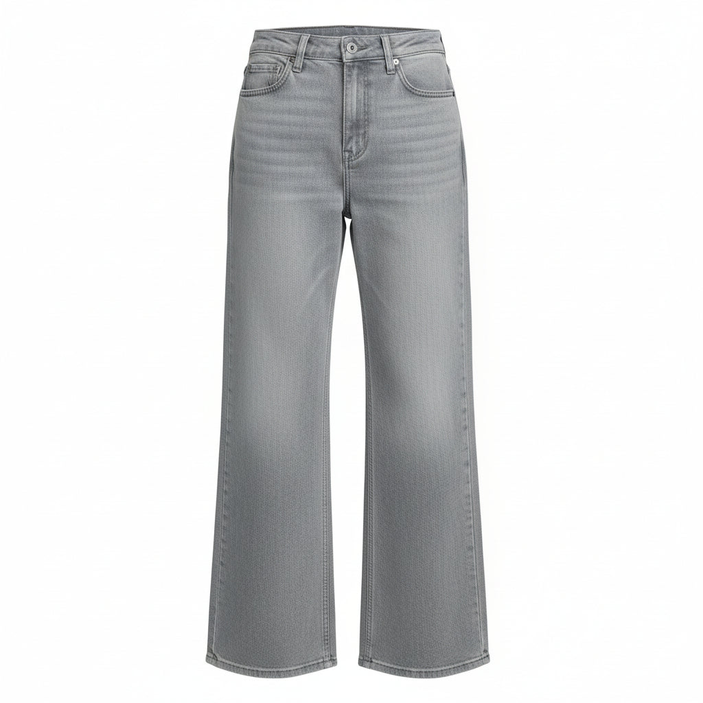Jean wide leg – Gris