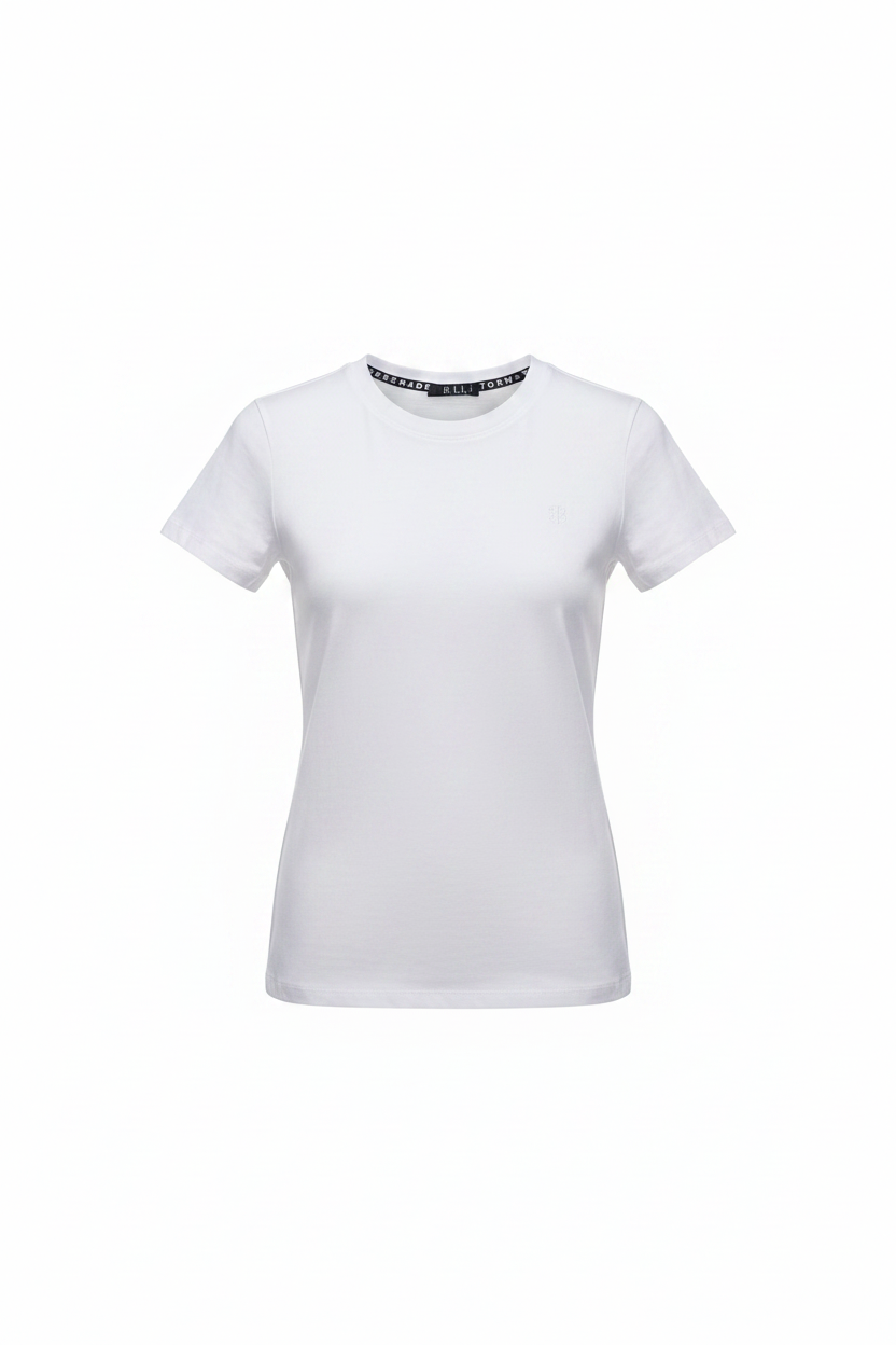 T-shirt femme blanc Bill Tornade Paris – vue face