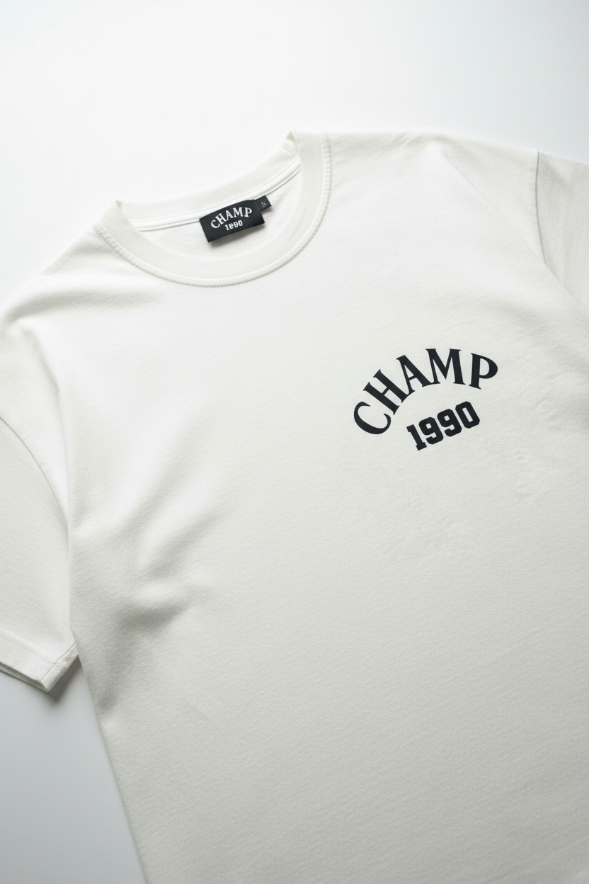 Zidane T-Shirt Oversize CHAMP 1990 Streetwear Homme