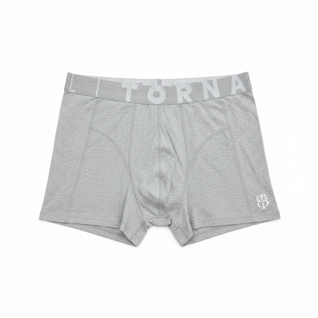 Caleçon gris avec monogramme TORNA