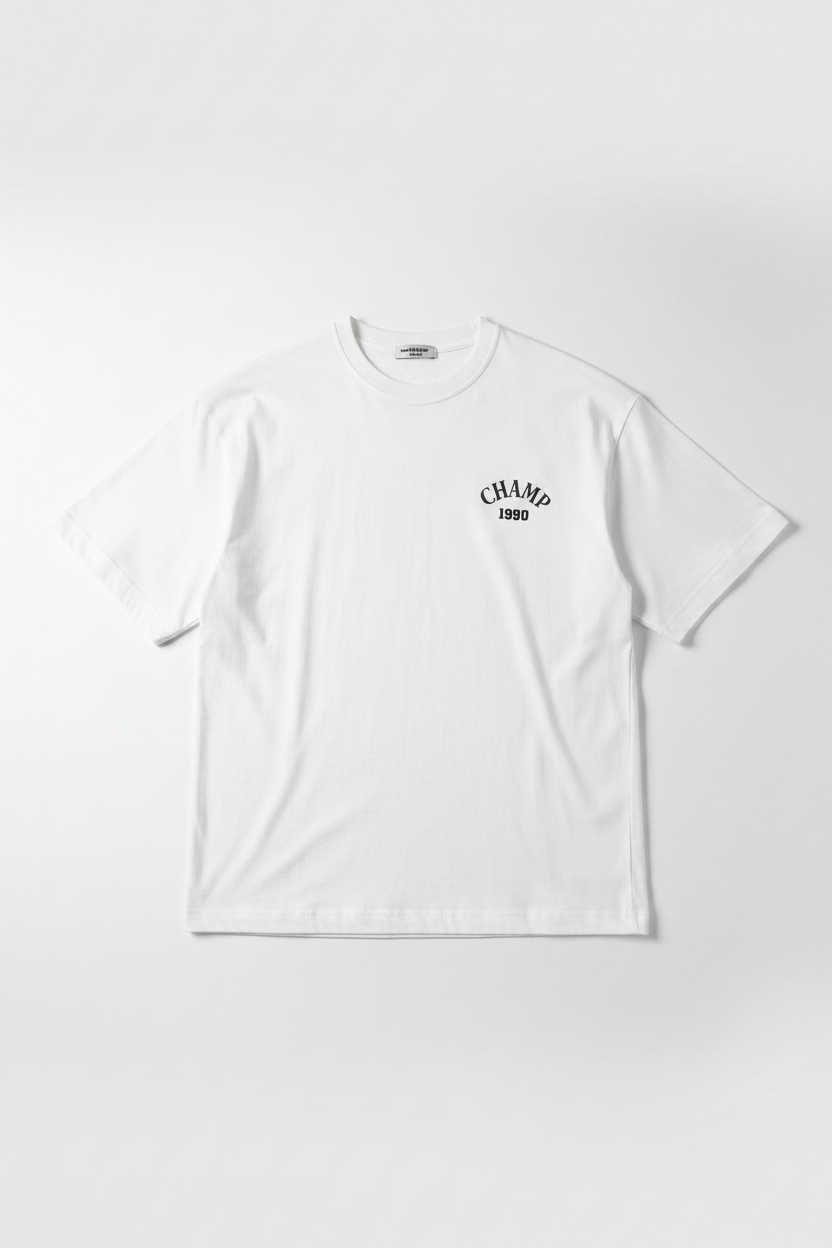 Zidane T-Shirt Oversize CHAMP 1990 Streetwear Homme