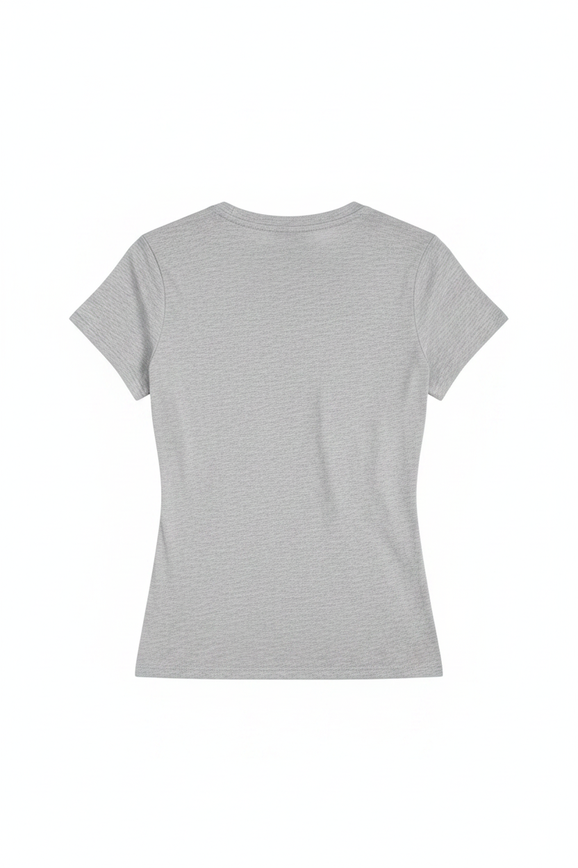 T-shirt femme gris Bill Tornade Paris – vue dos