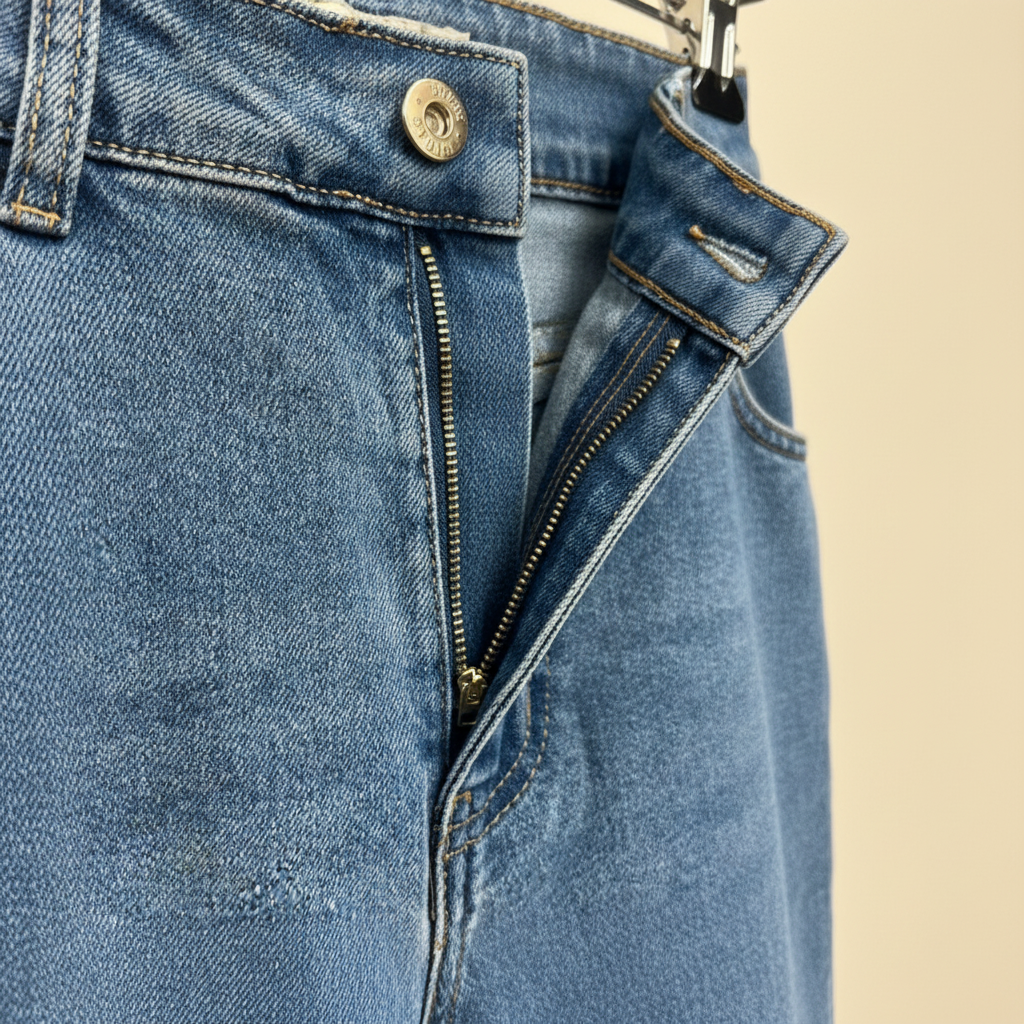 Jean Wide Leg Femme - Détail