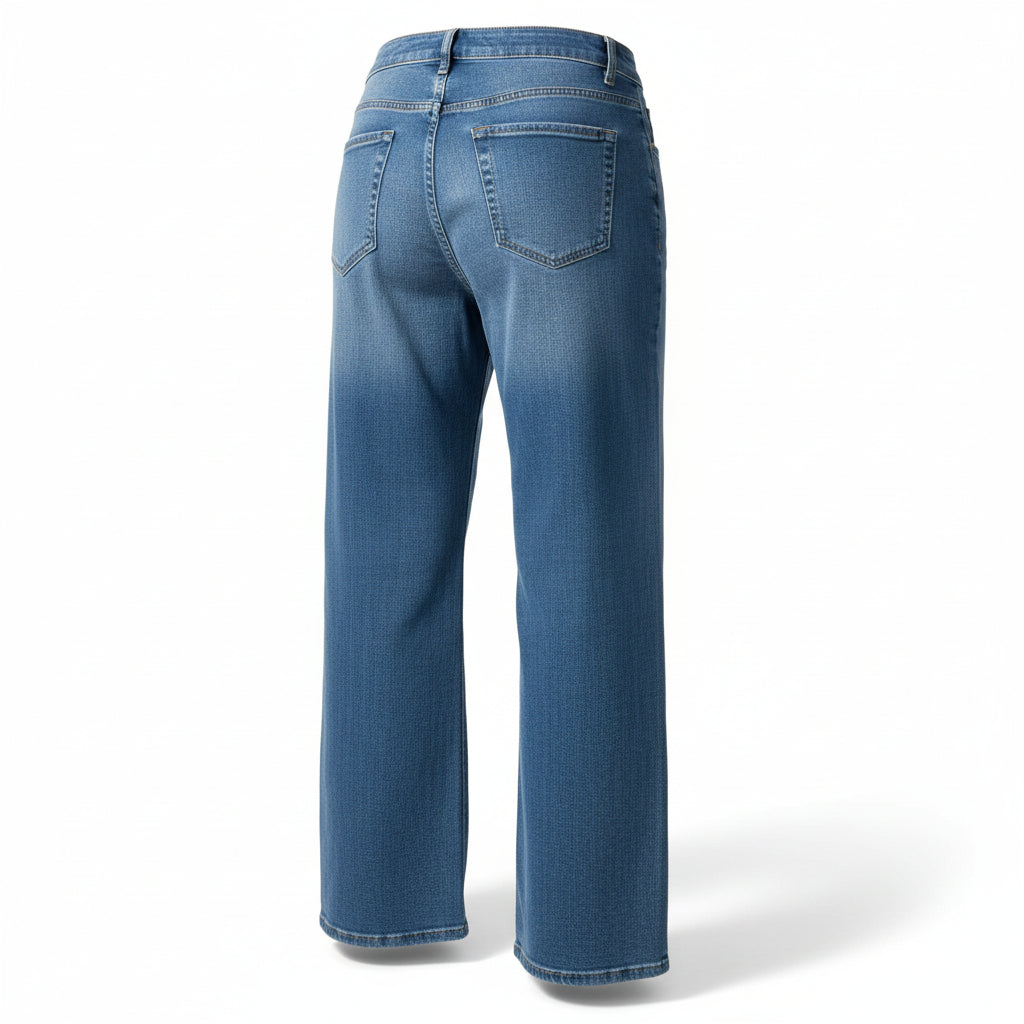 Jean wide leg – Bleu denim