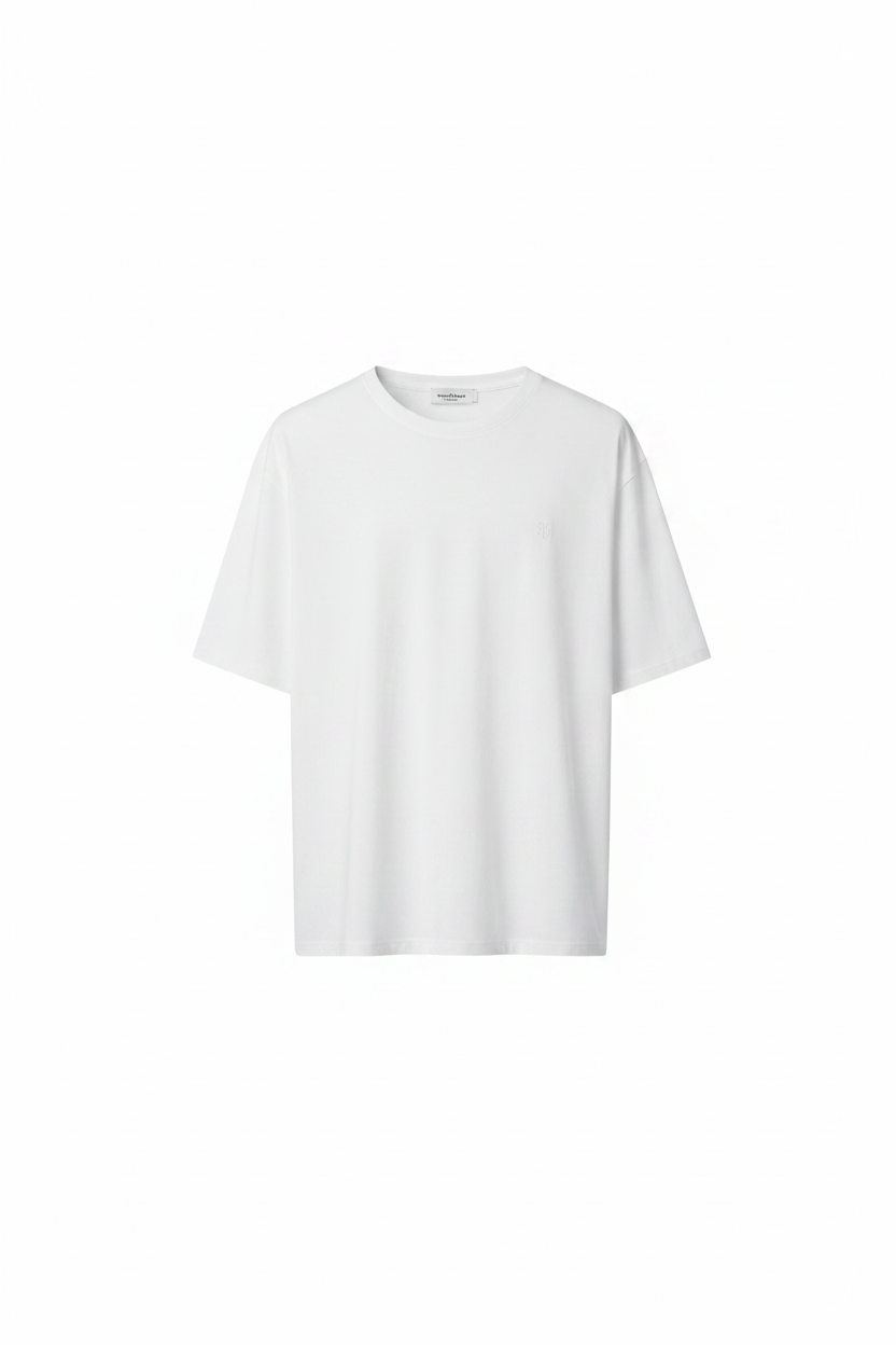 T-shirt blanc studio