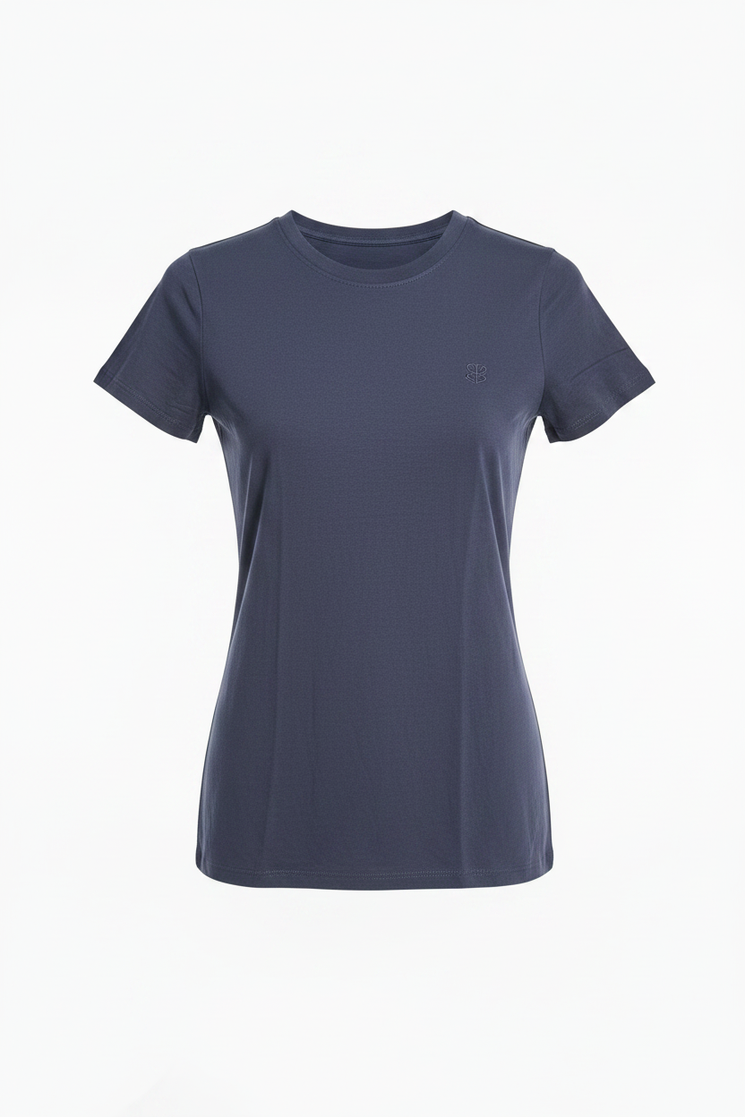 T-shirt Bleu Nuit – Face