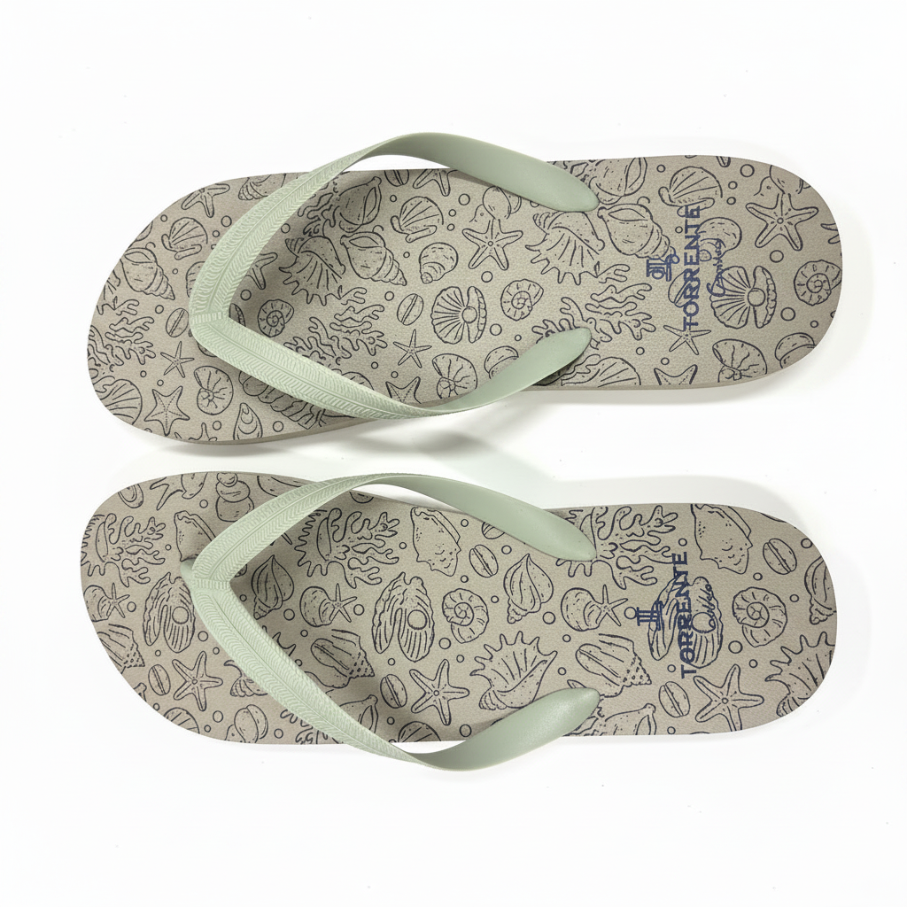 Tongs coquillages – Sans étiquette