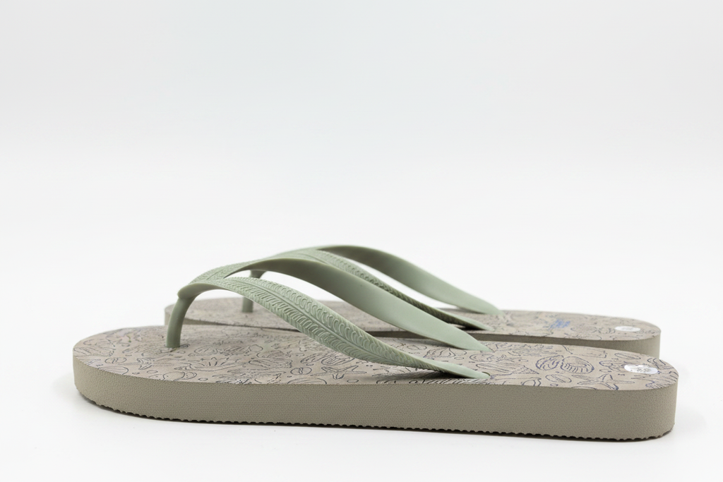 Tongs coquillages – Vue profil