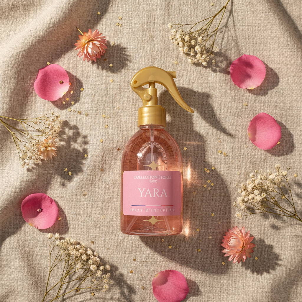 YARA Spray - Flat lay luxe